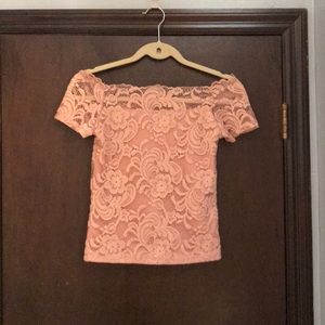 Lace dress shirt(NWOT)